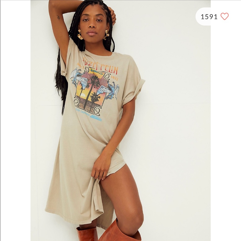 Free people maxi tee worn NWOT